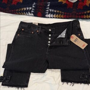 Levi's 501 Black High-Rise Women's Jeans